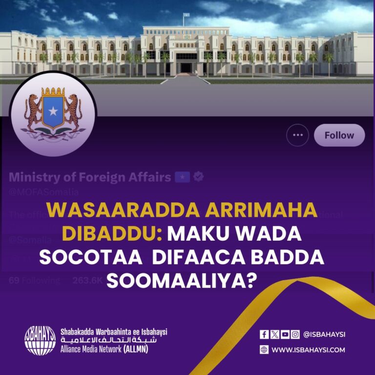 WASAARADDA ARRIMAHA DIBADDU: maku wada socotaa difaaca badda Soomaaliya?