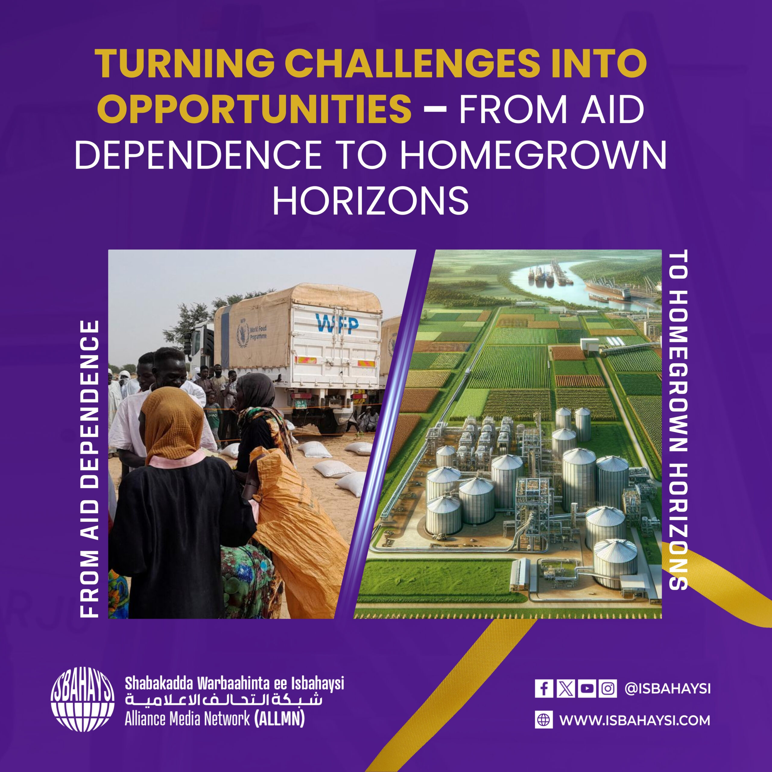 TURNING CHALLENGES INTO OPPORTUNITIES – FROM AID DEPENDENCE TO HOMEGROWN HORIZONS